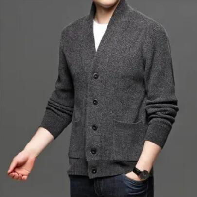 Men's cashmere cardigan 4