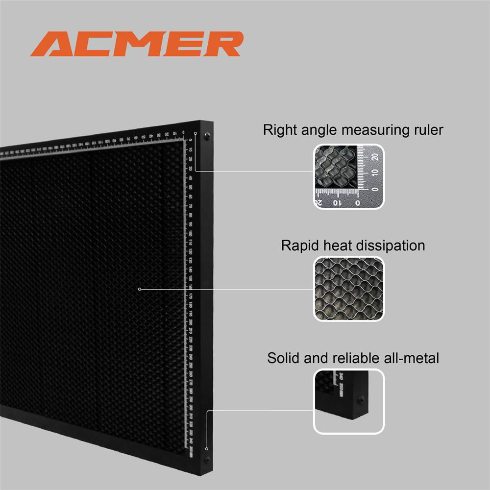 Acmer for CO2 Laser Engraving Cutting Woodworking Machine Metal Honeycomb Panel  4