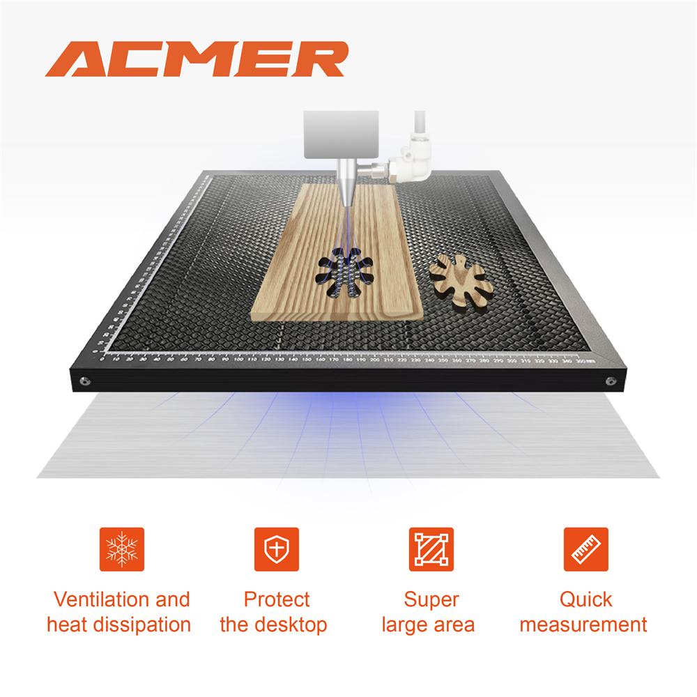 Acmer for CO2 Laser Engraving Cutting Woodworking Machine Metal Honeycomb Panel  5