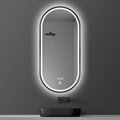 Light luxury space aluminum intelligent anti fog mirror cabinet bathroom with sh 3