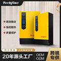 Techfine 3kva 24v inverter pure sine wave off grid hybrid inverter built in mppt