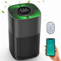 Intelligent Sensor pm2.5 Display Desktop Air Purifier WIth True Hepa Filter Home