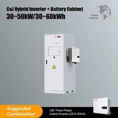 C&I Hybrid Inverter & Battery Cabinet (30-60kWh)