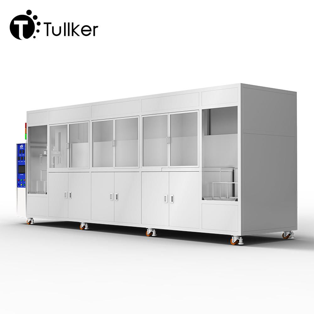 Tullker Automatic Cleaning System Plant with PLC HMI Multiple Tanks Mechanical A