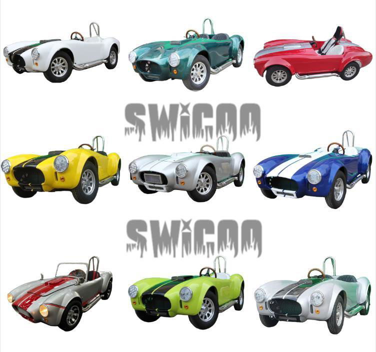 1500W Mini Hotrod Car Electric Car Mini Cobra Golf Cart Factory Direct Sale