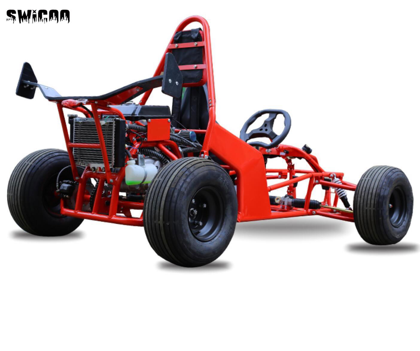 Gasoline 150cc Racing Kart Go Kart 150cc 4 Stroke UTV Lightweight Simple Go Kart 4