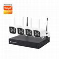 WiFi 4CH/8CH NVR Kits for Smart Home/Office/Buidling/Factory for Tuya Smart Wire 1