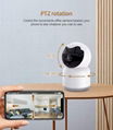 1080P Security Camera Mini WiFi PTZ Camera for Tuya Smart Baby Monitor 5