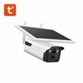 WiFi 4G 3MP Solar Camera with Rechargeable Battery Powered Bullet IP Camera Tuya
