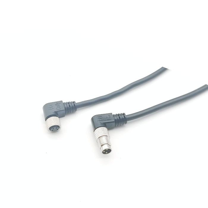 M8-3针双端预制连接器传感器执行器线缆 　 4