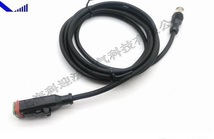 M12连接器 预制一体式线束转接德驰 