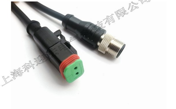 M12连接器 预制一体式线束转接德驰  3