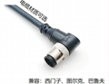 M12/M8带线防水连接器  航空电缆插头插座 1