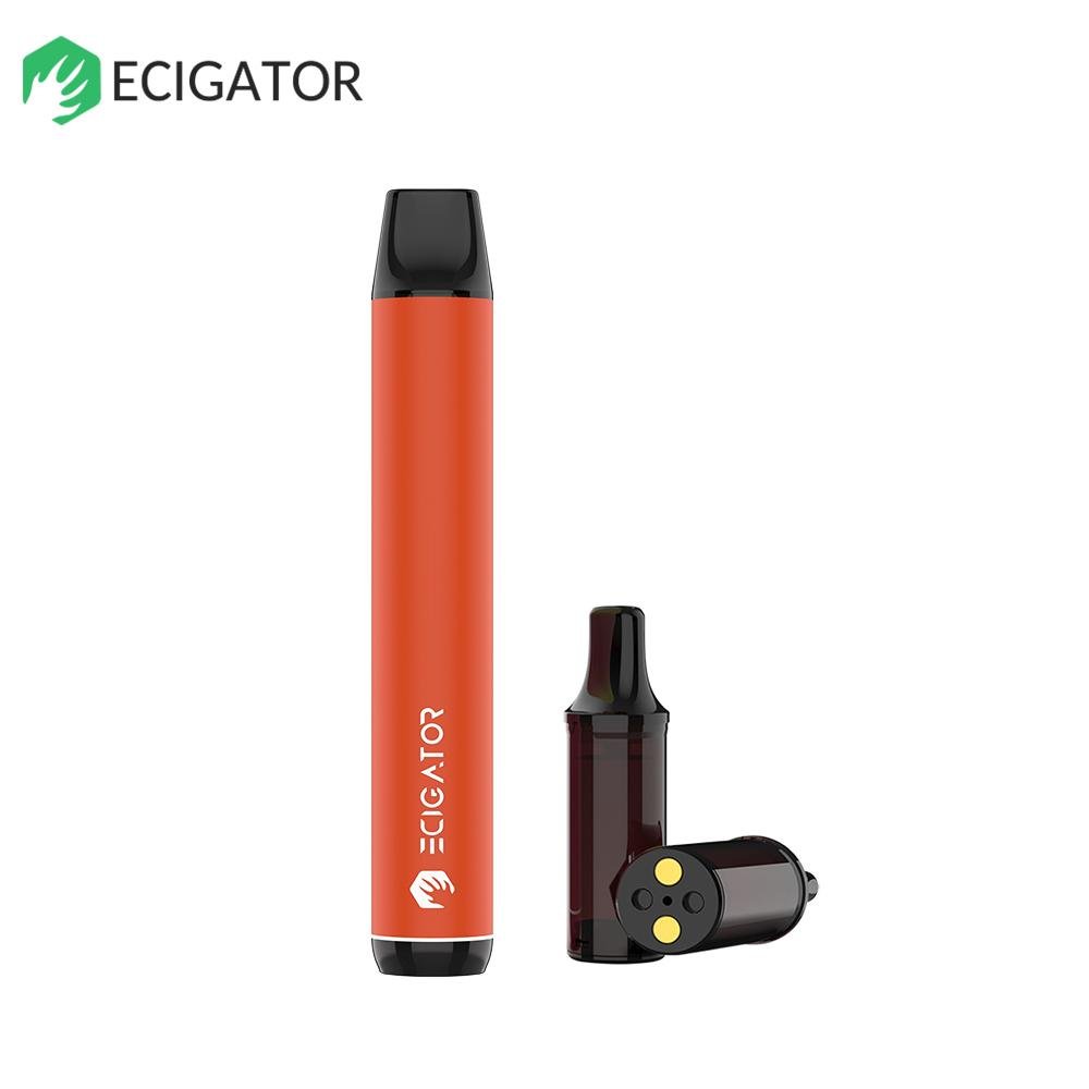 Rechargeable Electronic Cigarette Pre-Filled Ejuice Changeable Pod Vape Pen Puff 2