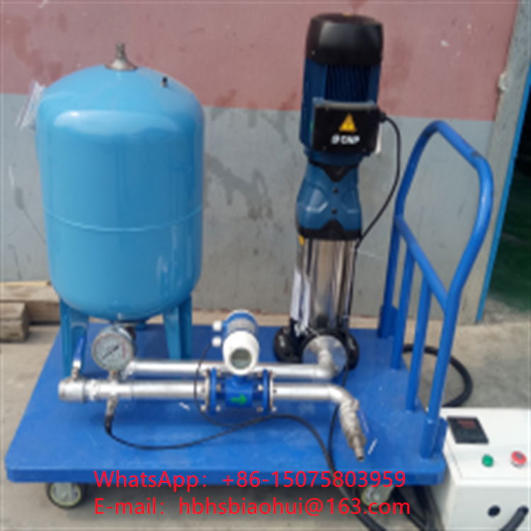 Borehole permeability test pneumatic packer and accessories