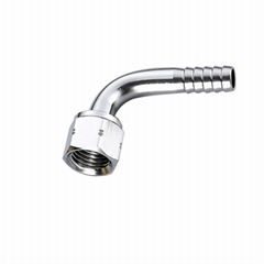 Female round barb 3/8 FFL swivel to 1/4 barb stainless steel Beverage Dispenser 