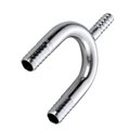 1/4 Hose Barb Stainless Steel 3 Way Tee T Shape Co2 Splitter Fitting 3