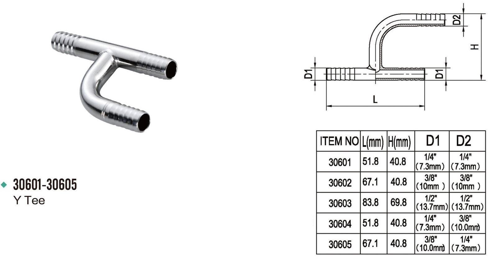 stainless steel manifold barbed tee beer dispenser tube 5