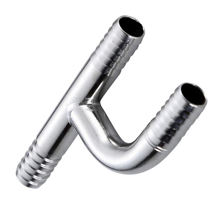 stainless steel manifold barbed tee beer dispenser tube 3