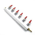 6-Way CO2 Gas Splitter Beer Air Distribution with 1/4 or 5/16 or 3/8 Barb Check 