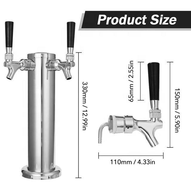 High Quality Stainless Steel Beer Wine Beverage dispenser Draft Beer Faucet Tap  4