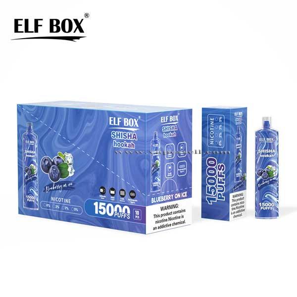 Elf Box Shisha Hookah 15000 Puffs mesh coil 0%2%3%5% nicotine disposable vape 2