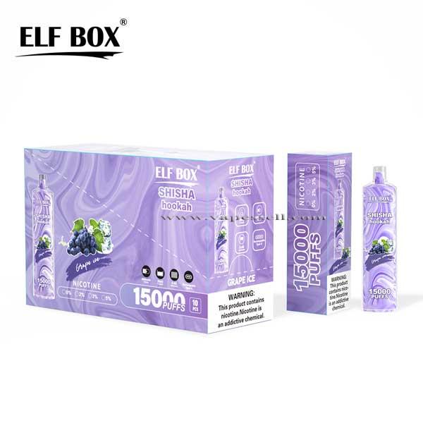 Elf Box Shisha Hookah 15000 Puffs mesh coil 0%2%3%5% nicotine disposable vape 4