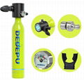 3.5 CF/ 0.5 Liter Mini Scuba Tank 2