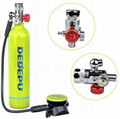 7 CF/ 1 Liter Mini Scuba Tank Kit 3