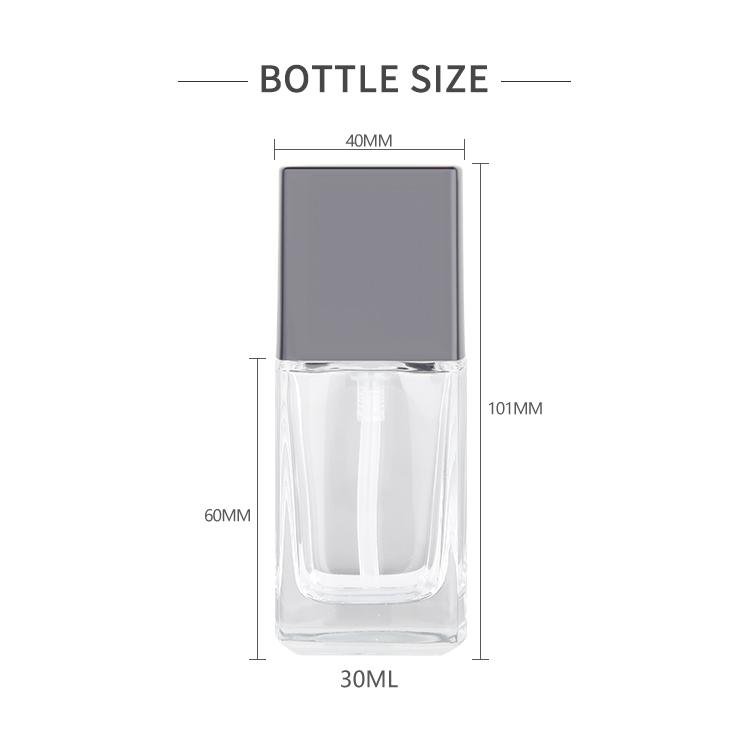 High end 30ml foundation make-up bottle Customizable cosmetic bottle 3