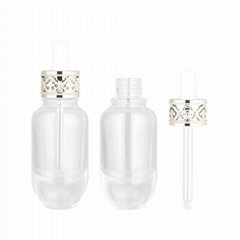 Factory spot 30ml cosmetic bottle glass packaging high-end thick bottom essence 