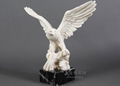 Customizable white animal sculpture marble decoration 1