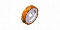 200x50mm robot drive wheel for AGV high