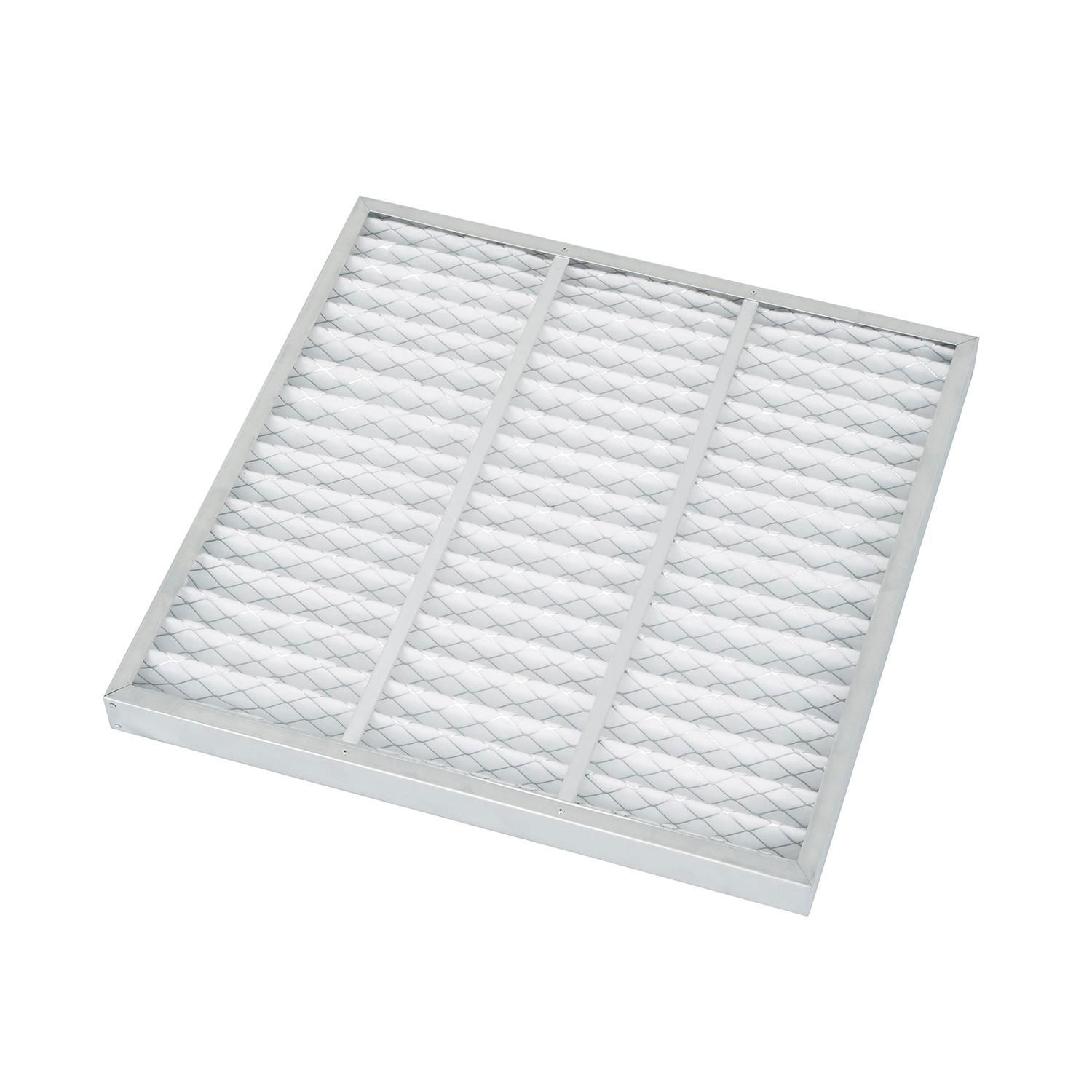 Extended Surface Pleated Panel Filters with Metal Backing 3