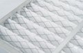 Pleated air filter with metal mesh grille 4