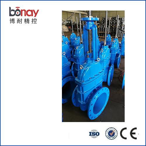 water use soft  rising stem cast iron sluice gate valve dn150 3