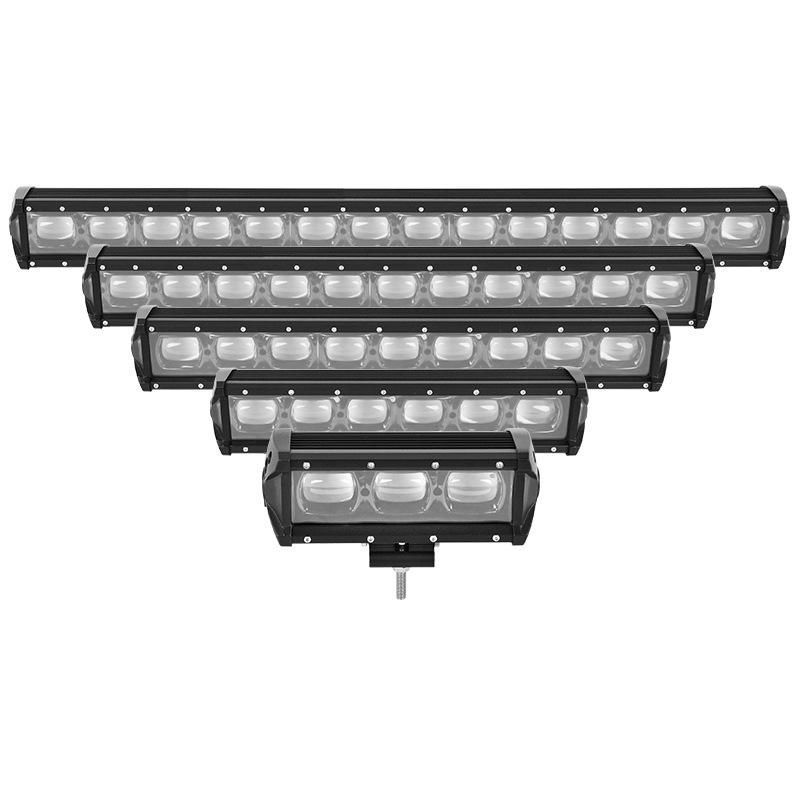 9D Single Row LED Light Bar 8"-53"