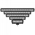 9D Single Row LED Light Bar 8"-53"