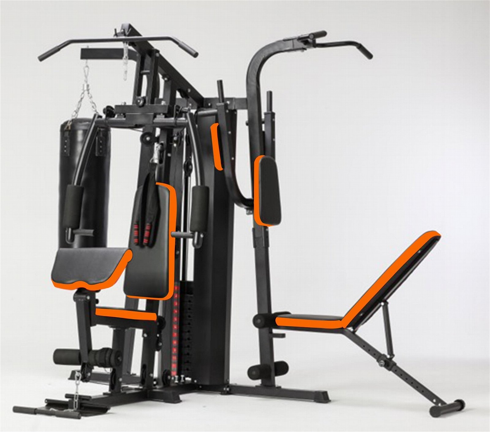 私教健身工作室三人站綜合訓練器多功能健身器材