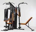 私教健身工作室三人站综合训练器多功能健身器材