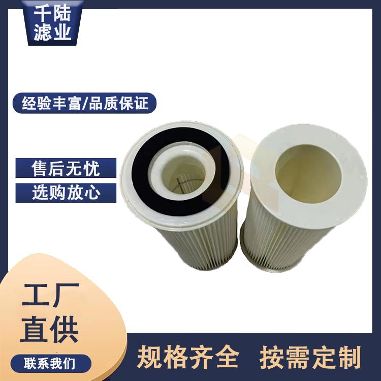 厂家替代AMANO安满能除尘滤筒 东丽覆膜过滤烟气 橡胶喷涂滤芯 2
