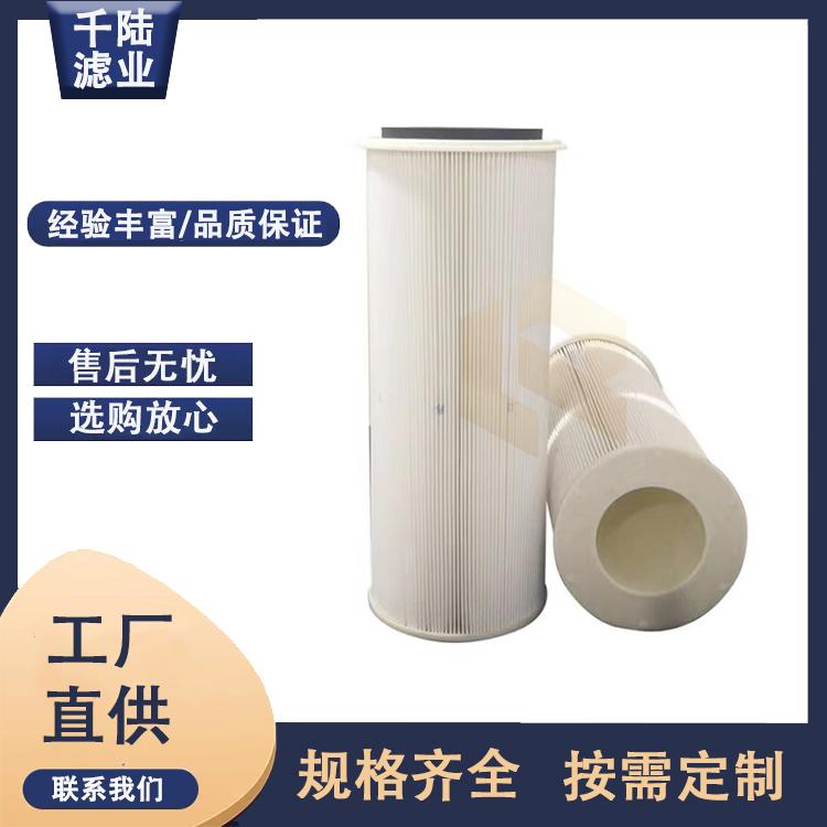 厂家替代AMANO安满能除尘滤筒 东丽覆膜过滤烟气 橡胶喷涂滤芯 3