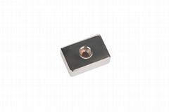 Neodymium Magnet with Countersunk Holes