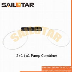 2+1)x1 Multi-Mode Side Pump Combiner