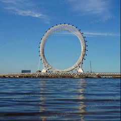 Weifang 145m Spokeless/Shaftless Giant Ferris Wheel 36 Gondolas