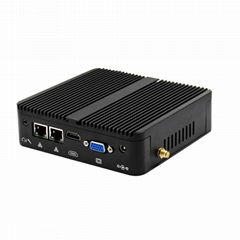 Mini Desktop Computer Kiosk PC Celeron J1900 J4125 NUC Fanless Design