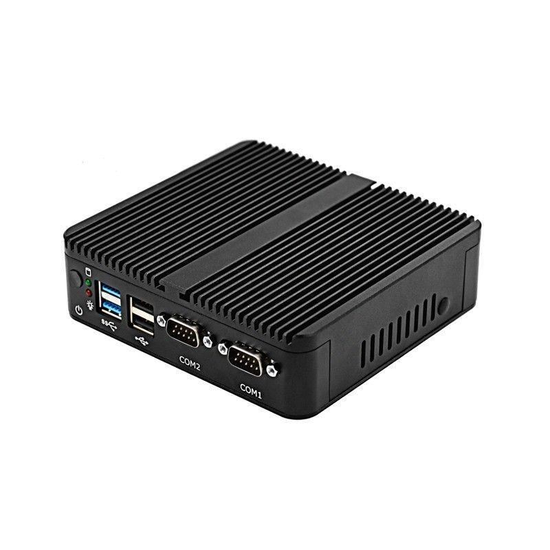 Mini Desktop Computer Kiosk PC Celeron J1900 J4125 NUC Fanless Design 2