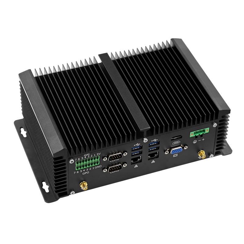 Industrial 4 Lan 12 COM Serial Ports MINI PC BOX PC 2