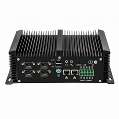 Industrial 4 Lan 12 COM Serial Ports MINI PC BOX PC