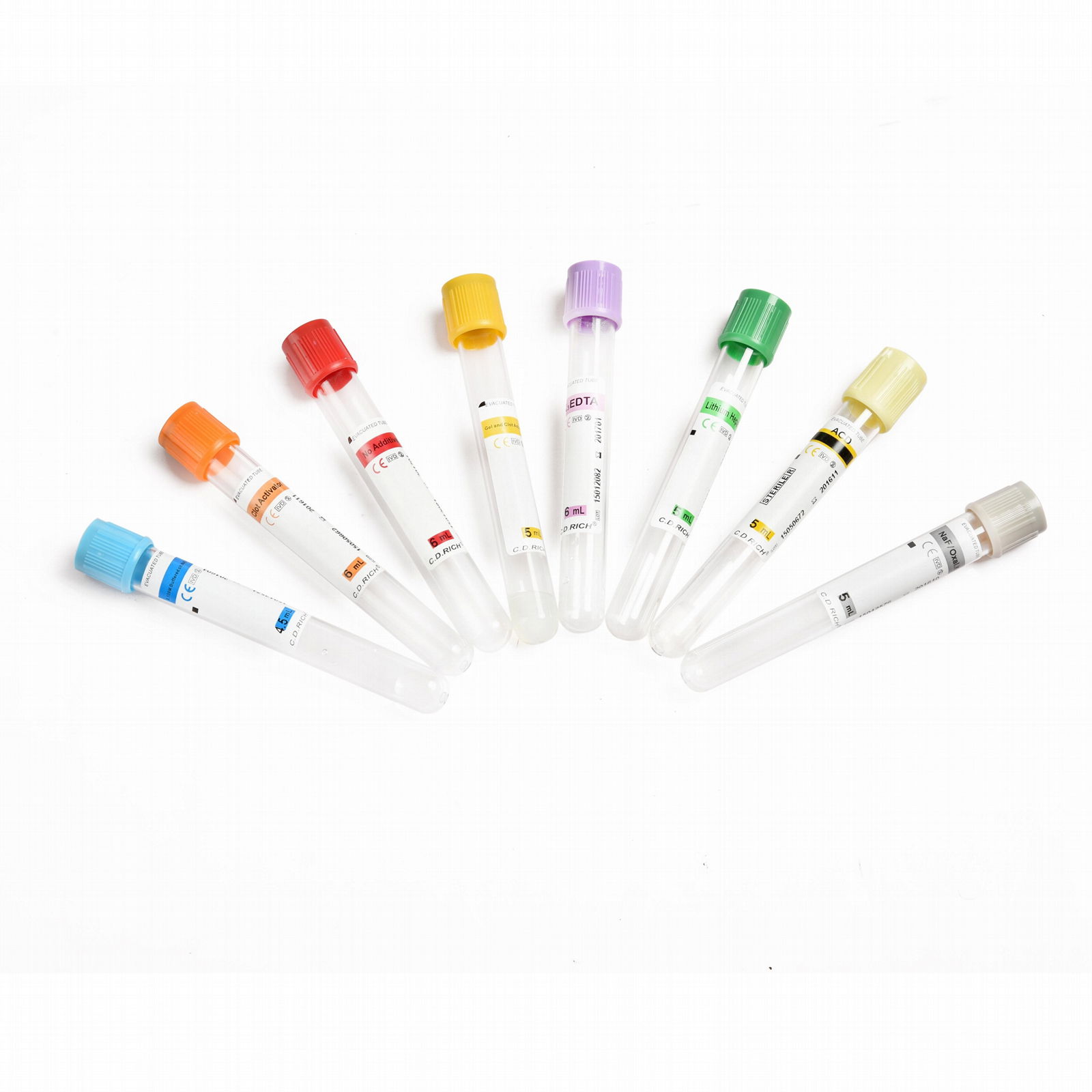 No Additive Plain Tubes Evacuated Blood Collection Sreum Tube, Test Tube for Blo 3